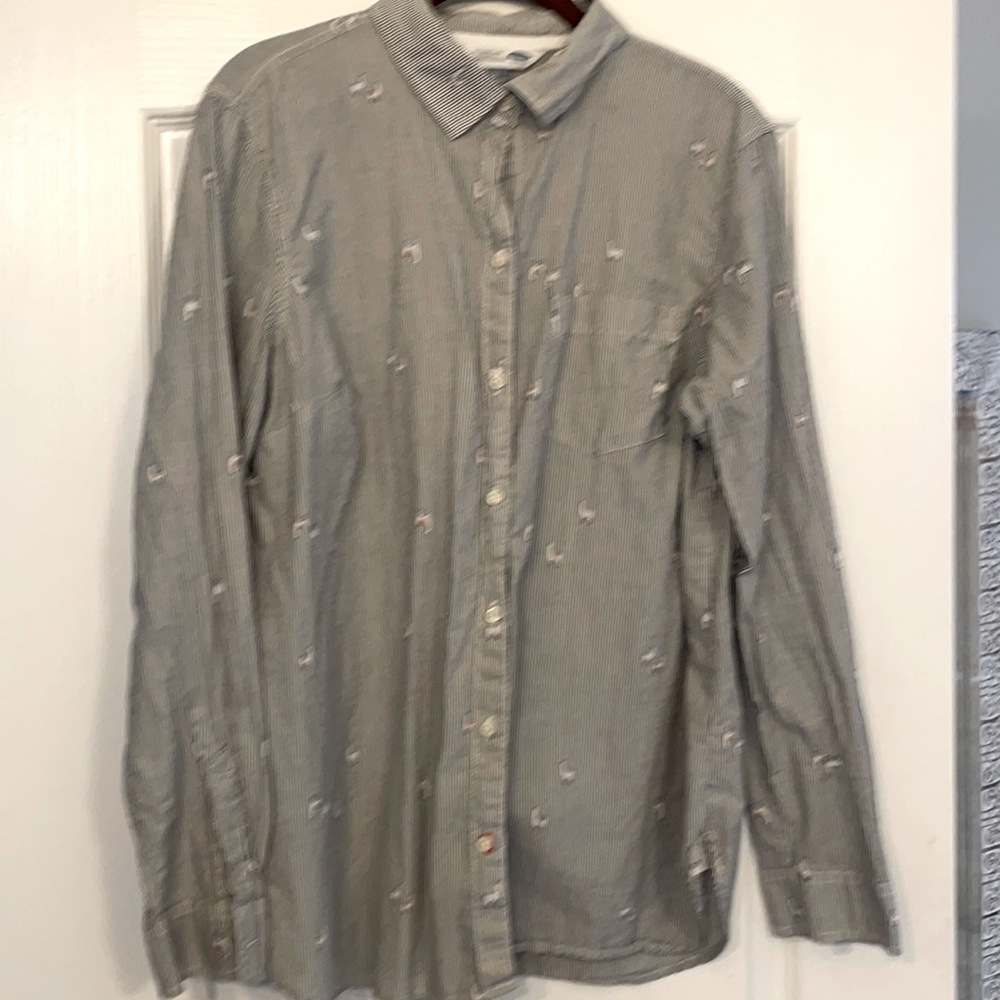 Old Navy Stripe Button Down